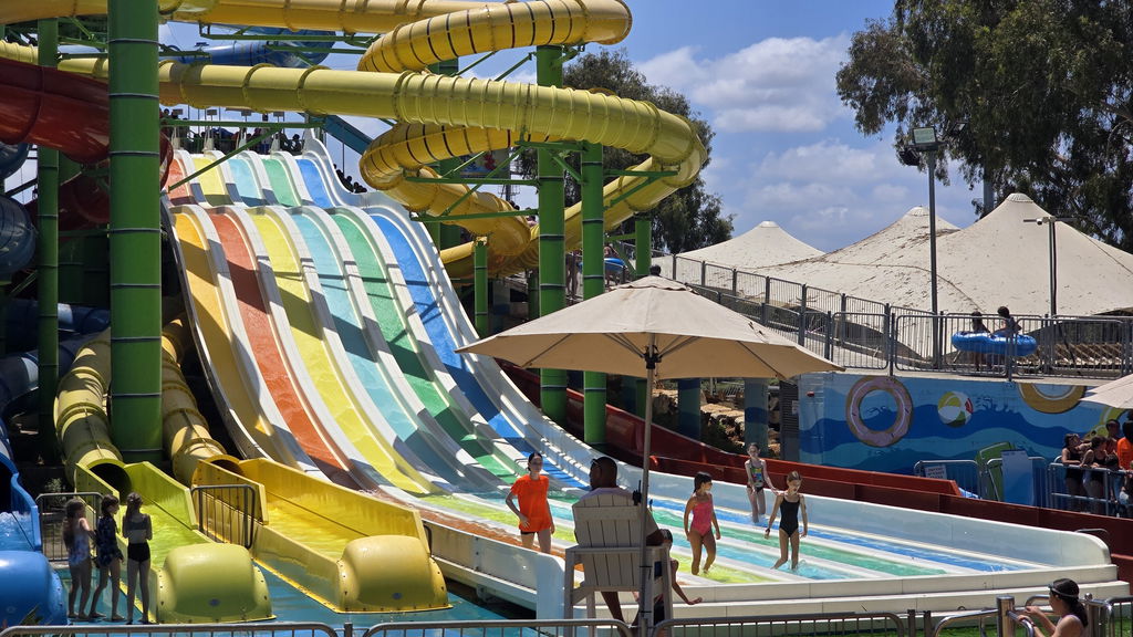 Rainbow slides - blue