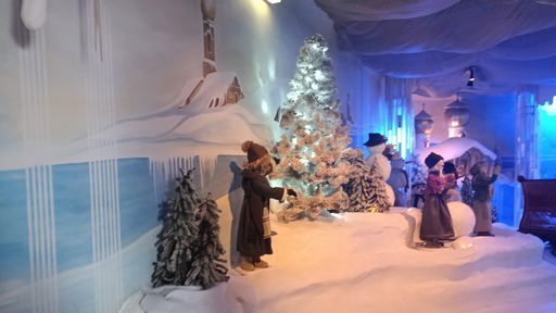 Schlittenfahrt Schneeflöckchen