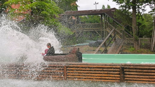 Wildwasserfahrt - Der Wasserwolf am Ilmensee