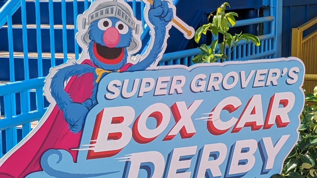 Super Grover's Box Car Derby