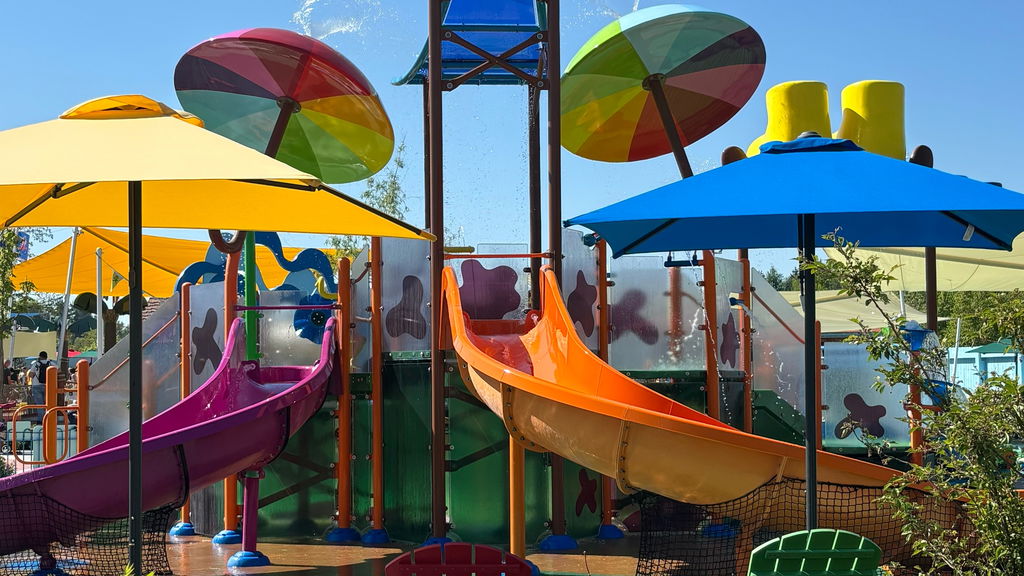 Matschepfützen Wasserspielplatz