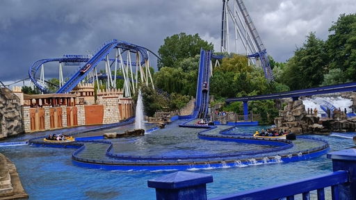 Wasserachterbahn Poseidon