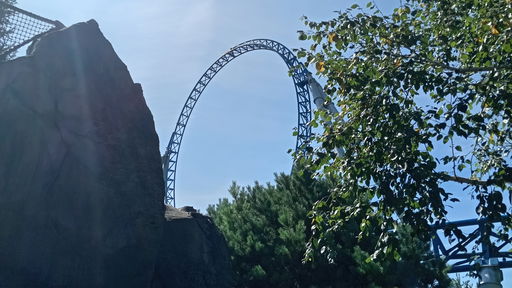 blue fire Megacoaster