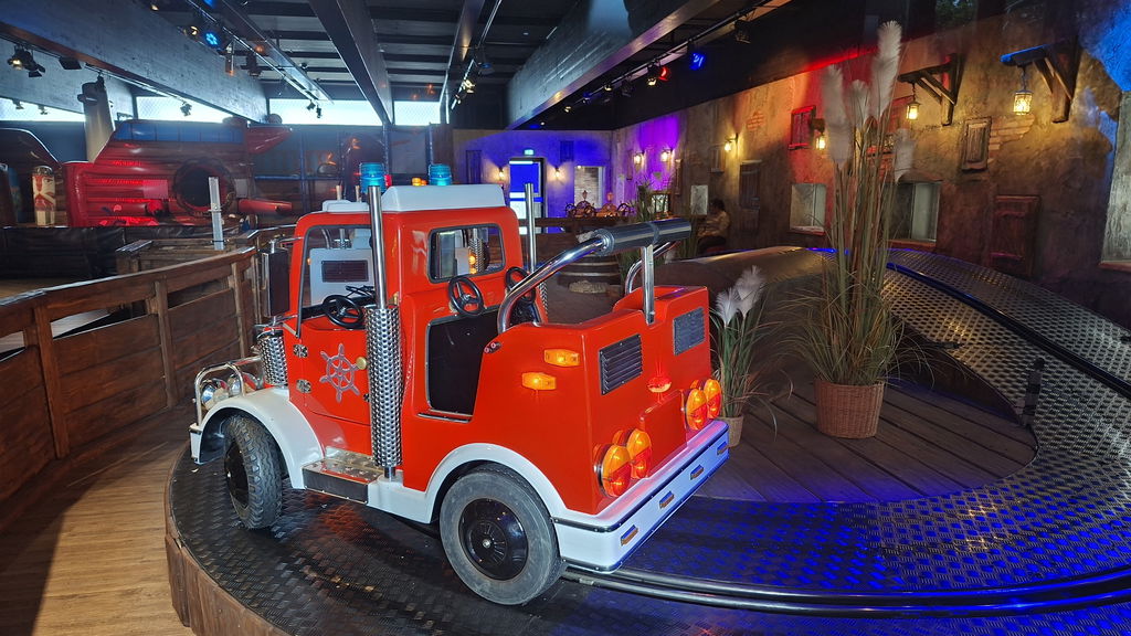 Beach-Trucks im Piraten Camp